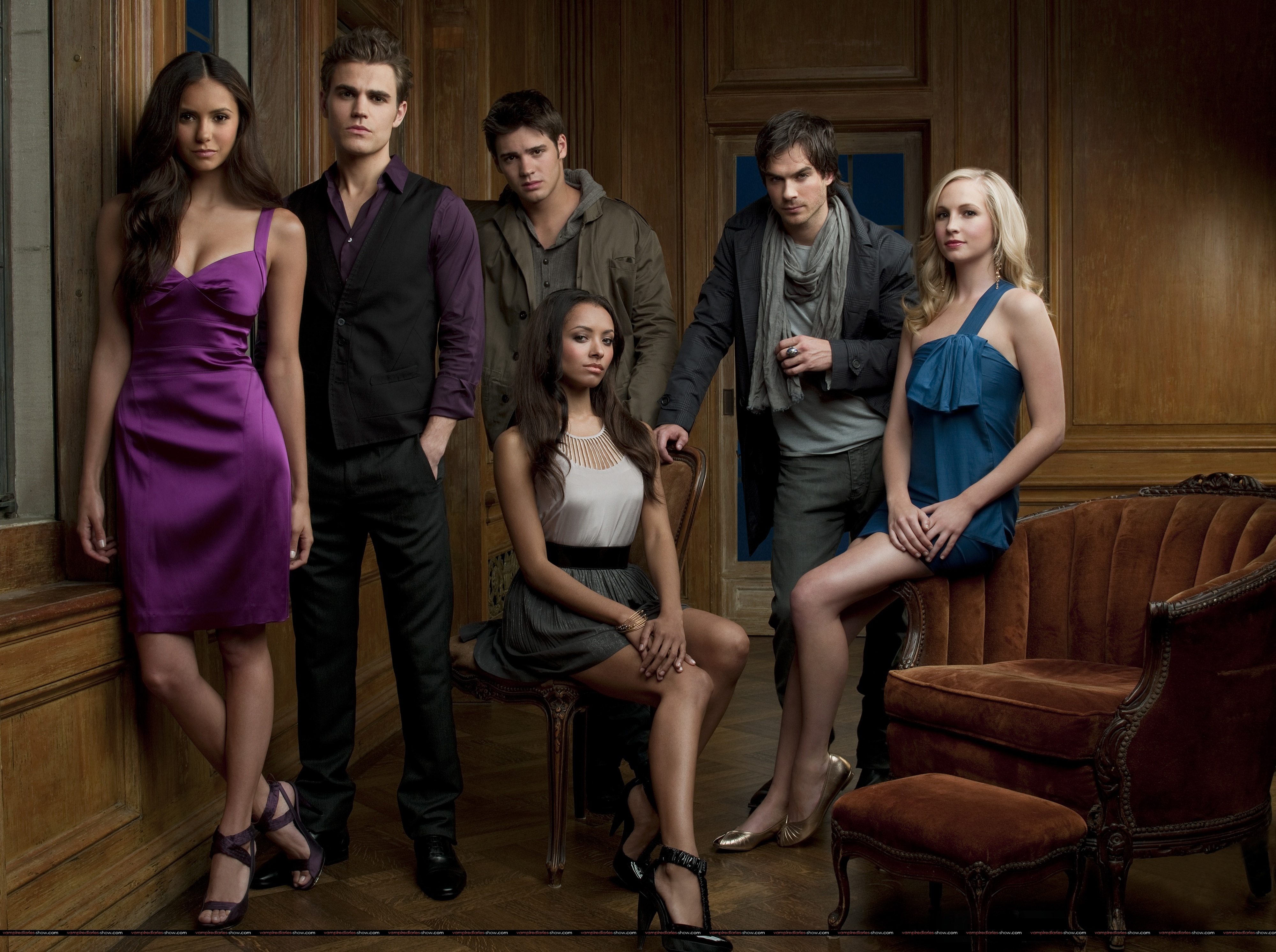 Vampire Diaries Season 1 Fond Ecran Groupe The Vampire Diaries